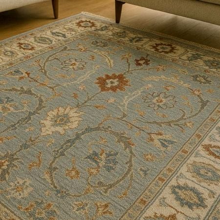 New Meshi Hand Knotted Wool Rug